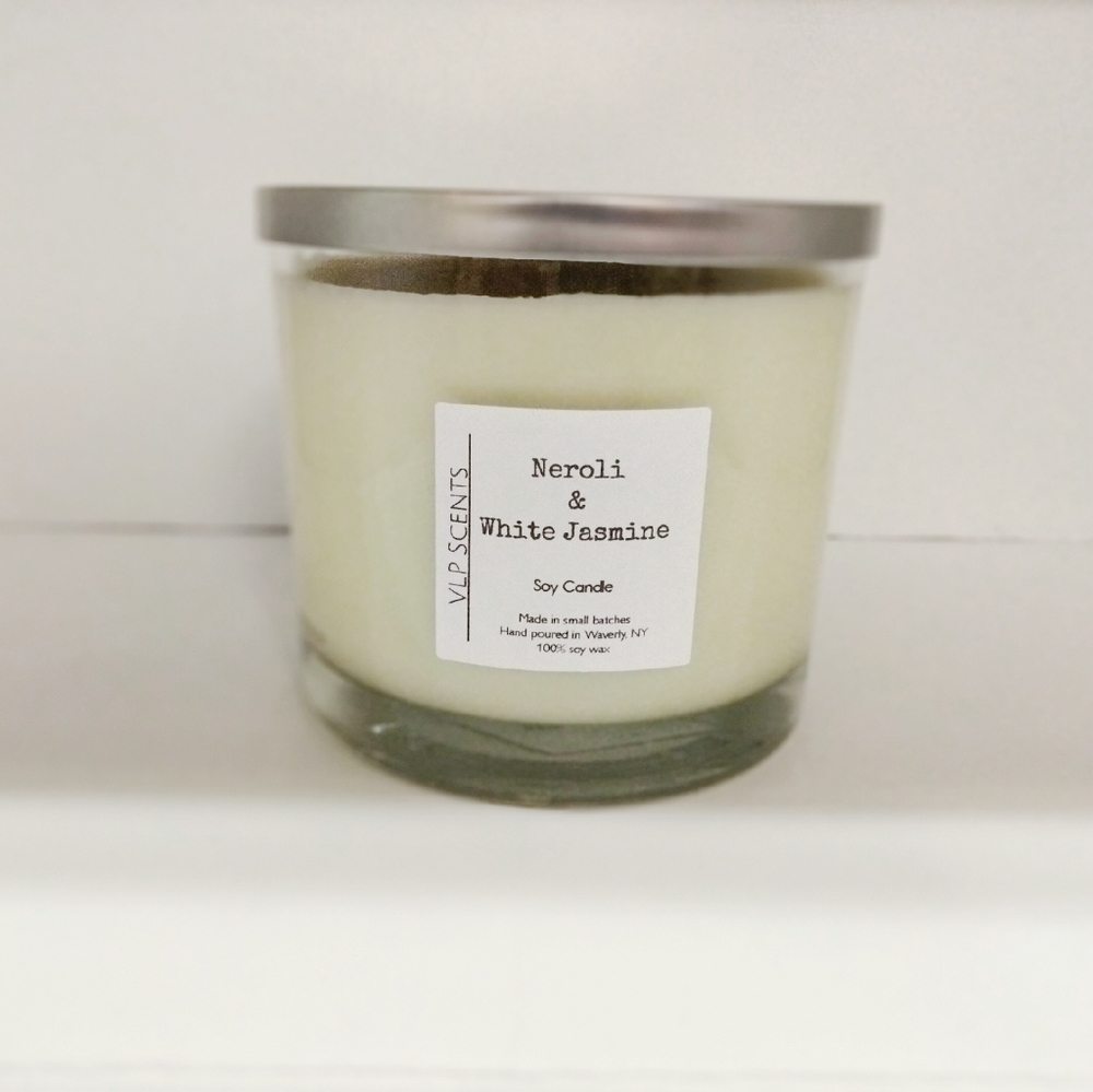 🌈 NEROLI & WHITE JASMINE SOY CANDLE